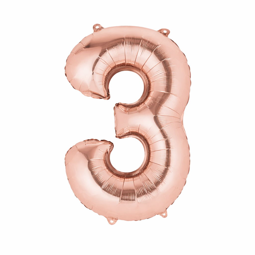 34" Jumbo Numbers- Rose Gold