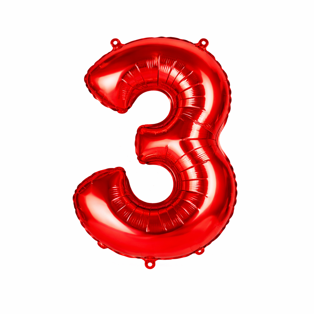 34" Jumbo Numbers- Red