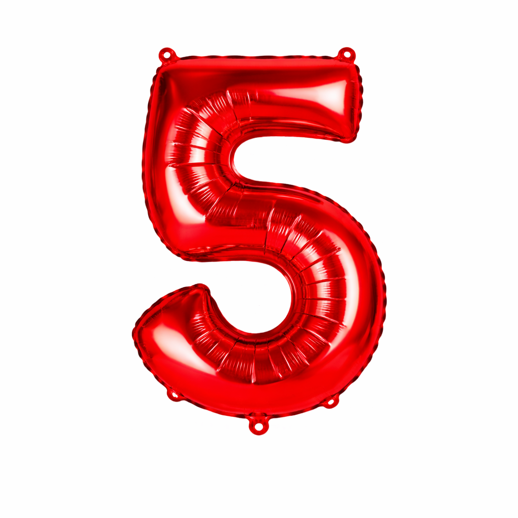 34" Jumbo Numbers- Red