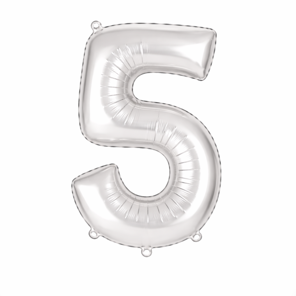 34" Jumbo Numbers- White