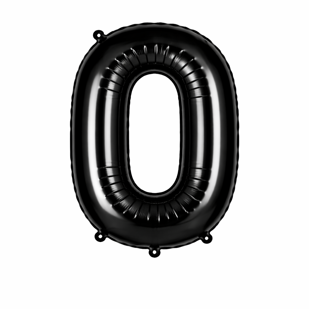 34" Jumbo Numbers- Black