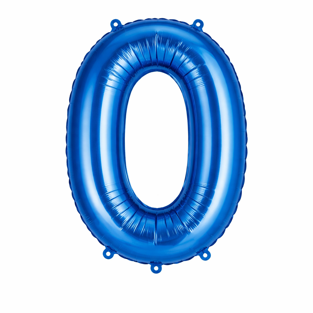 34" Jumbo Numbers- Blue