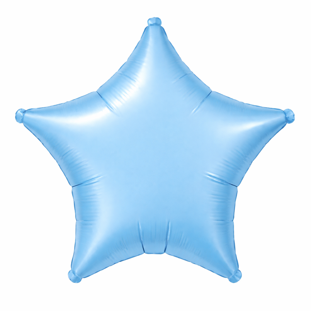 Solid Color Mylar Star
