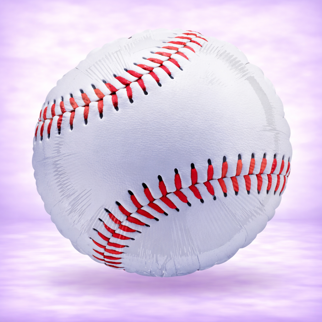 Baseball Mylar Balloon 18"