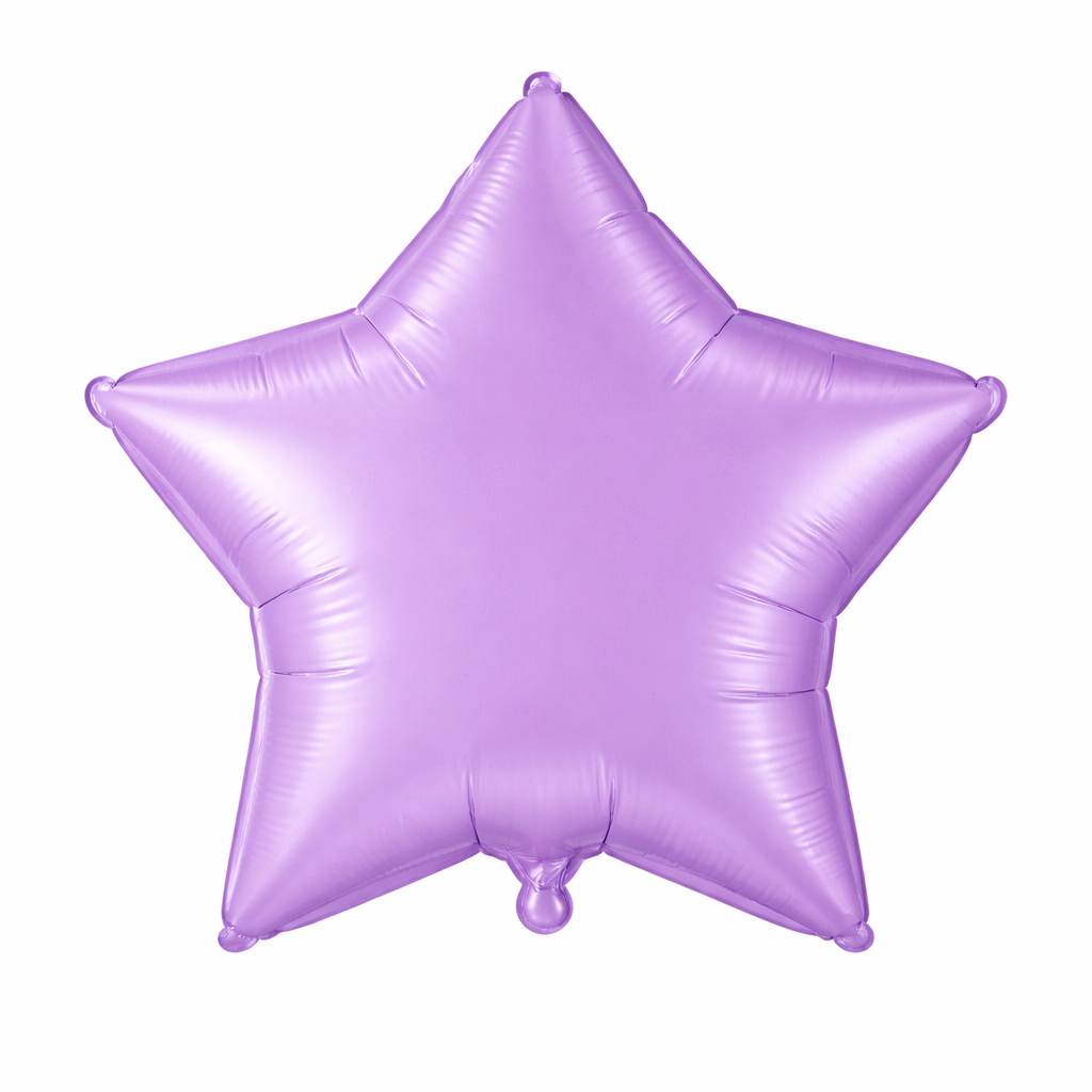 Solid Color Mylar Star