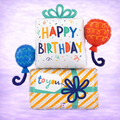 Birthday Gift Mylar Balloon 35"