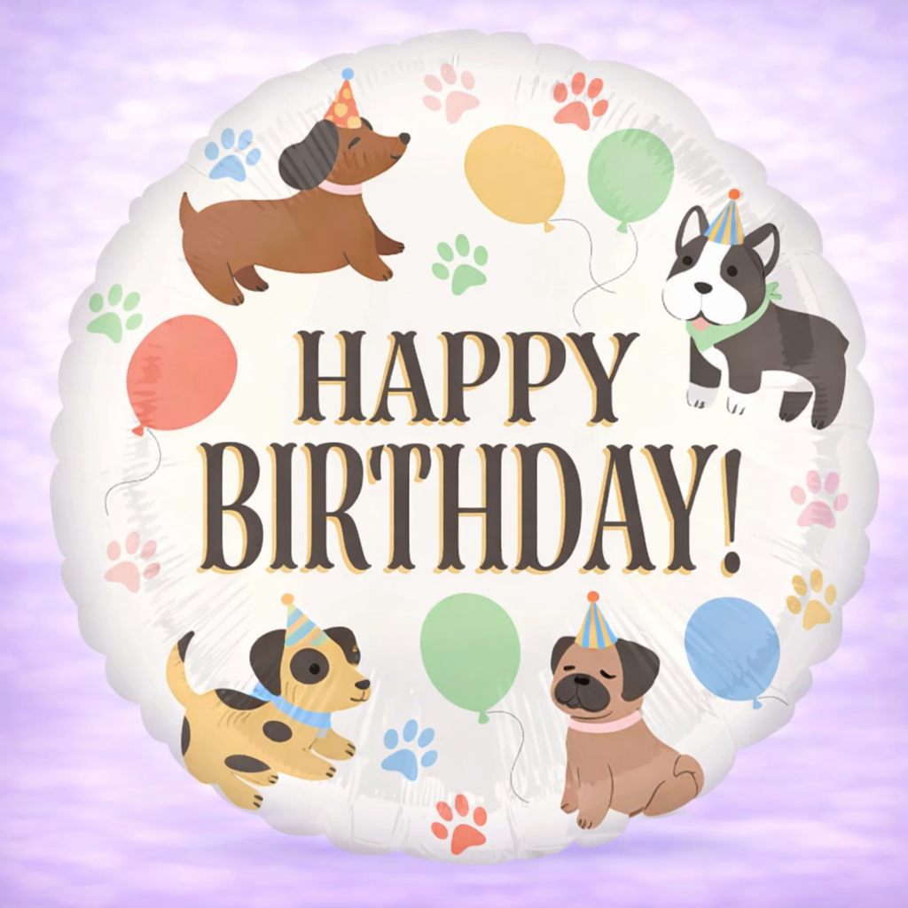 Pawsome Party Mylar Balloon 28"