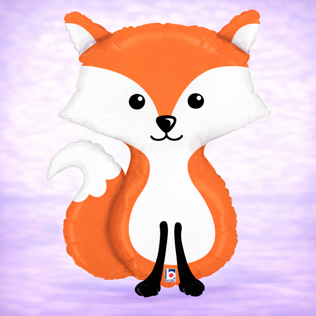 Woodland Fox Mylar Balloon 36"