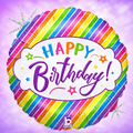 Pastel Birthday Holographic