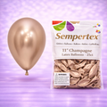 11" Reflex Champagne Latex Balloons 25ct