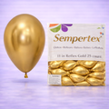 11" Reflex Gold Latex Balloons 25ct