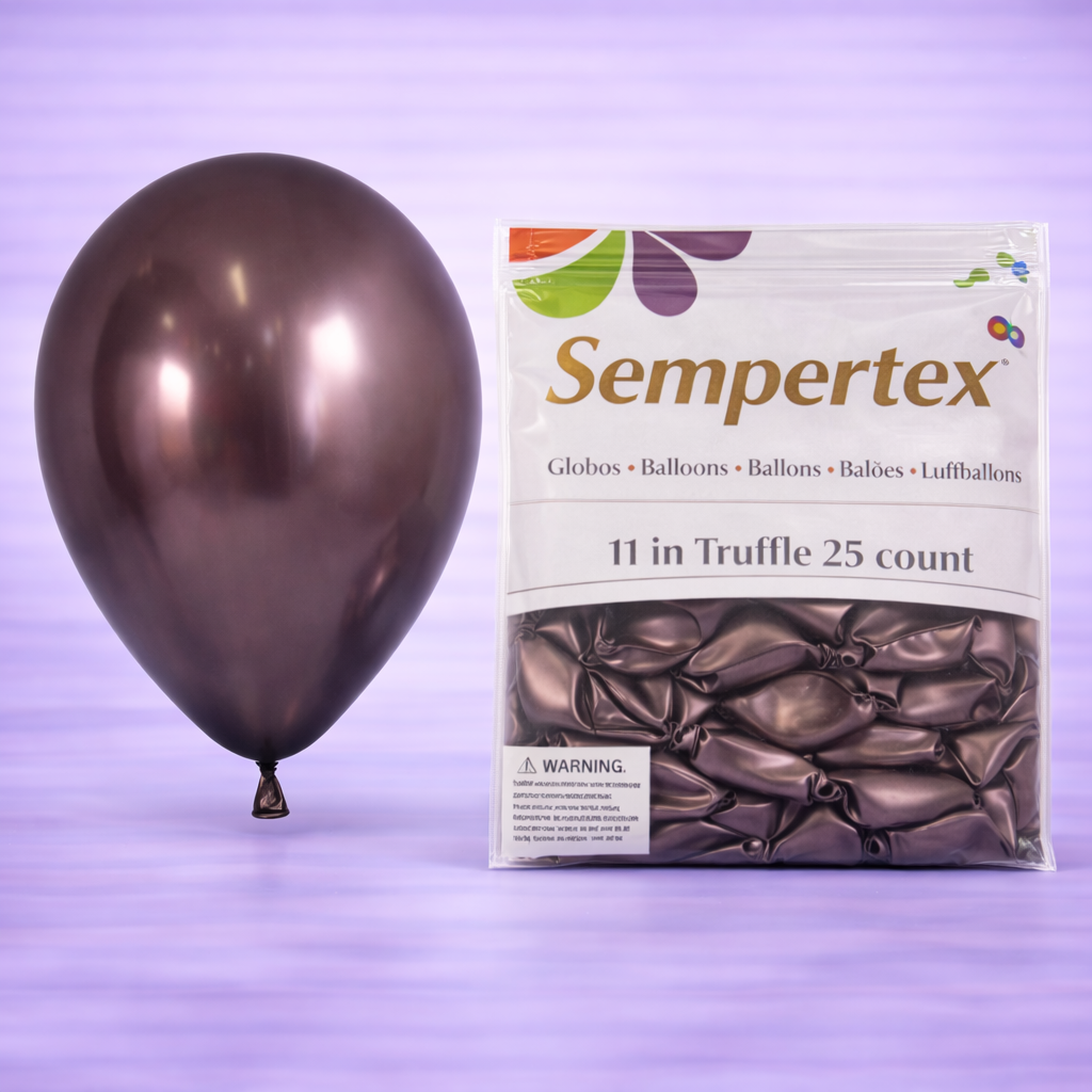 11" Reflex Truffle Latex Balloons 25ct