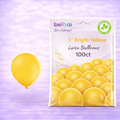 5" Belbal Bright Yellow Latex Balloons 100ct