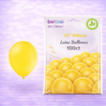 12" Belbal Yellow Latex Balloons 100ct