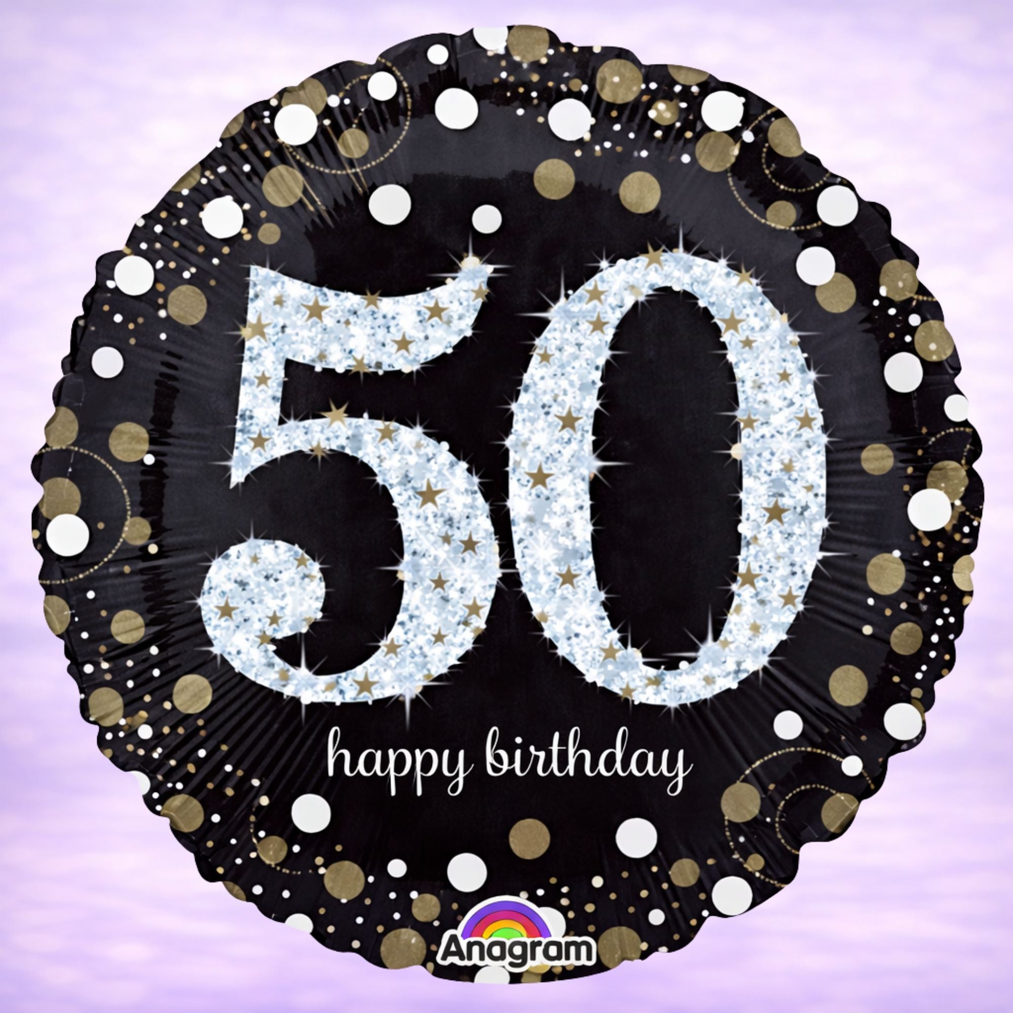 18" Sparkling Bday 50