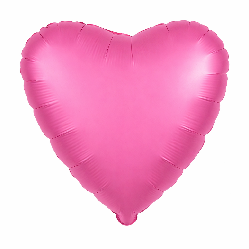 Solid Color Mylar Heart