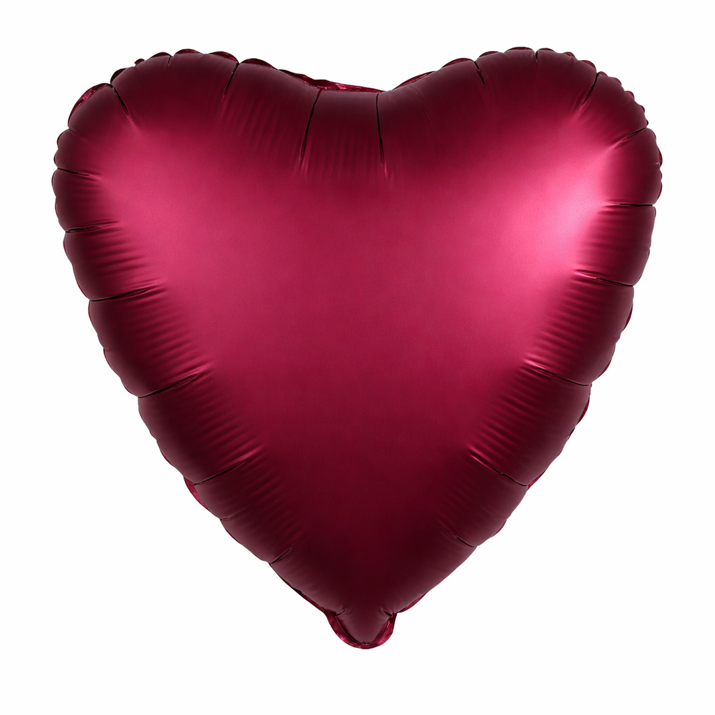 Solid Color Mylar Heart