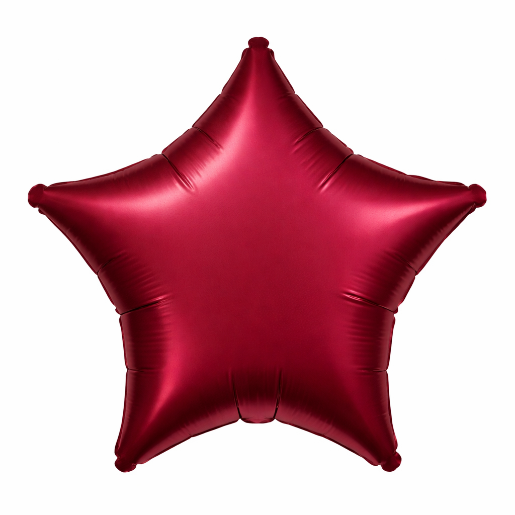 Solid Color Mylar Star