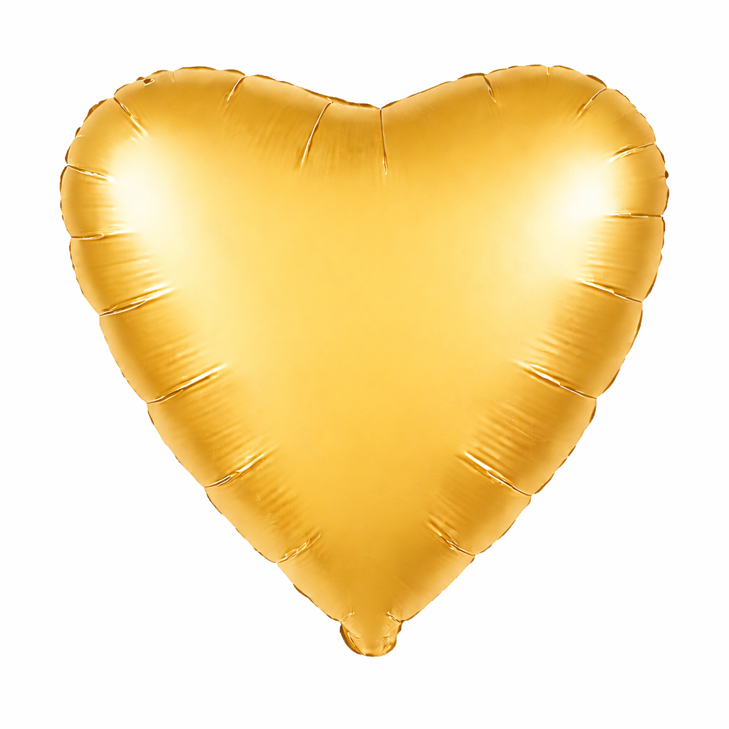 Solid Color Mylar Heart