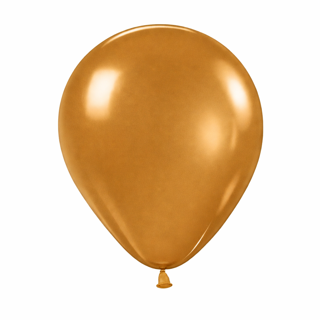 Single Metallic or Reflex Latex Balloons: Helium-Filled