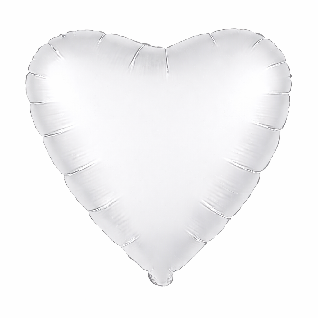 Solid Color Mylar Heart