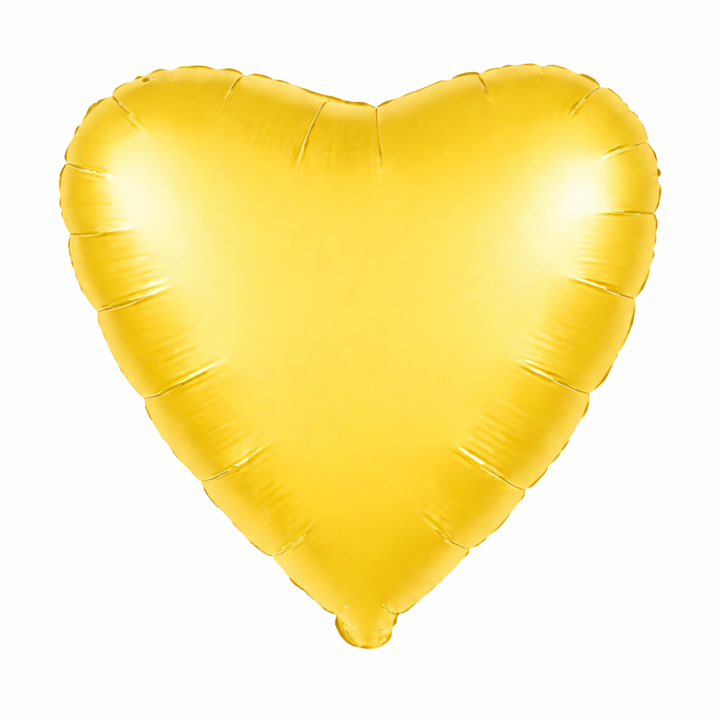 Solid Color Mylar Heart