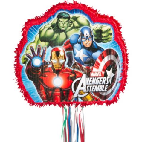  Unique Avengers Pull String Pinata - 18 x 18, 1 Pc : Toys &  Games