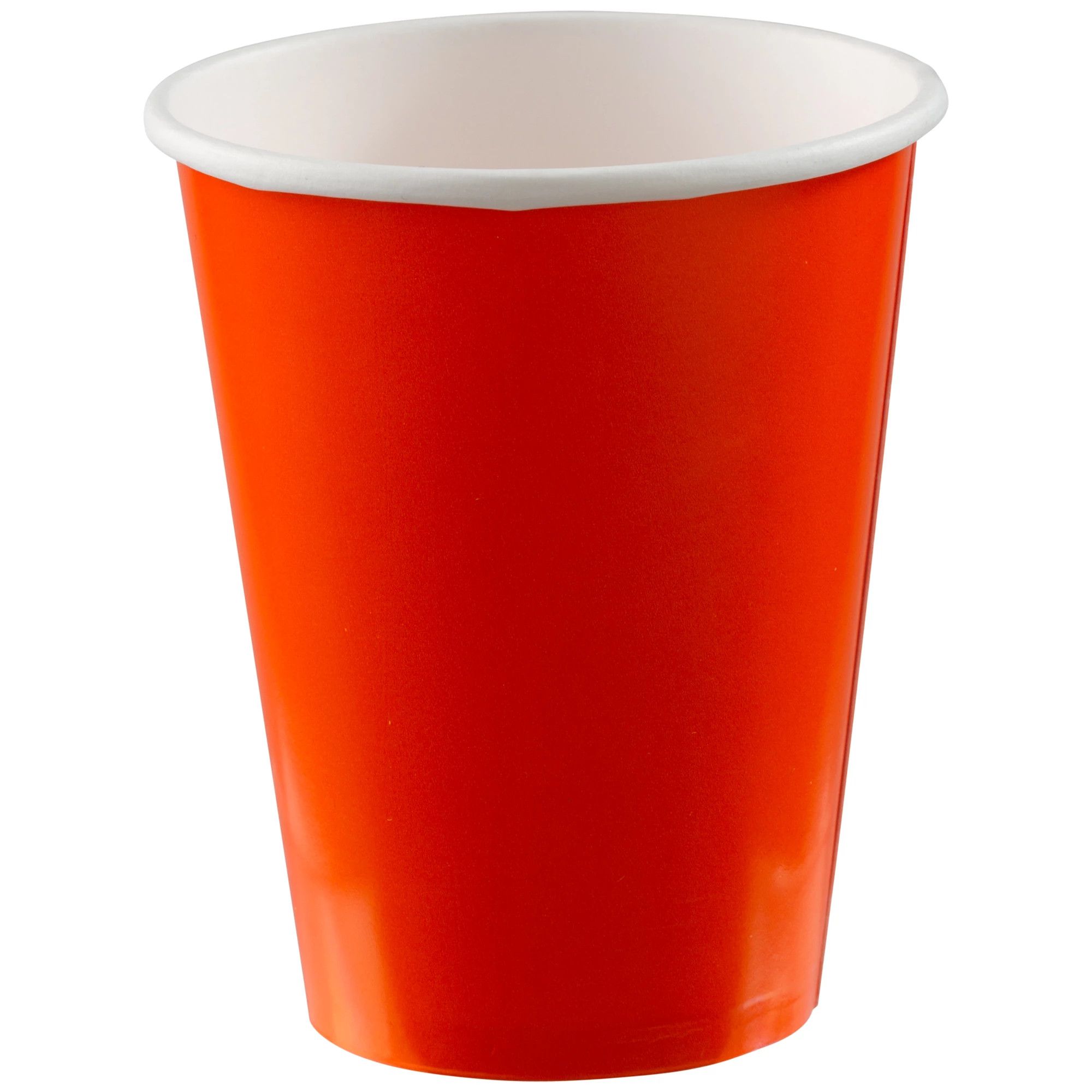 Big Party Pack Paper Coffee Cups- Orange – The Party Starts Here