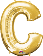 32" LETTER C GOLD