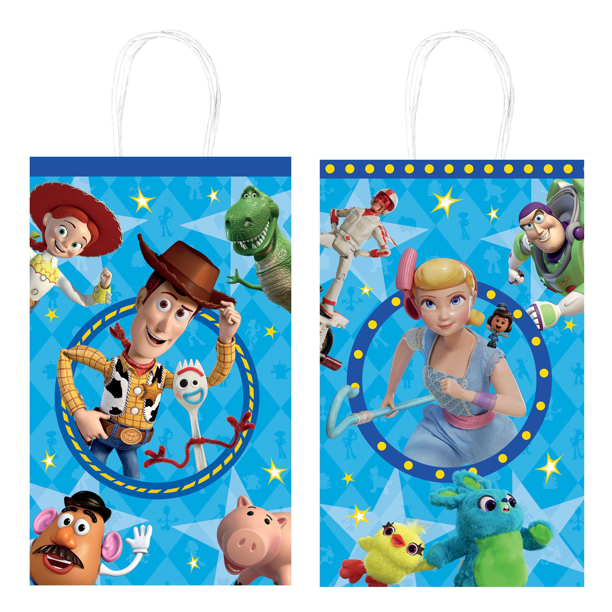 Toy Story 12 Party Favor Reusable Goodie Medium Gift Bags 8  Walmartcom